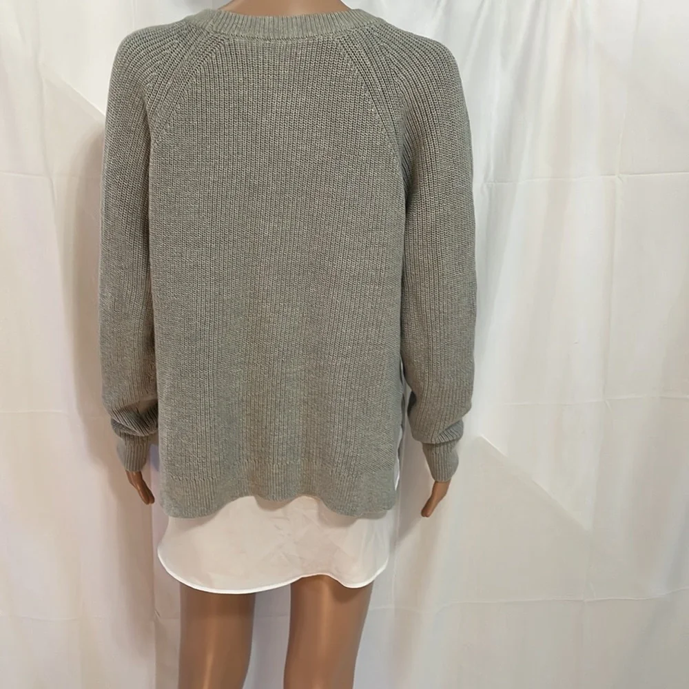 Lauren Ralph Lauren Layered Cable-Knit Sweater - Picture 8 of 8